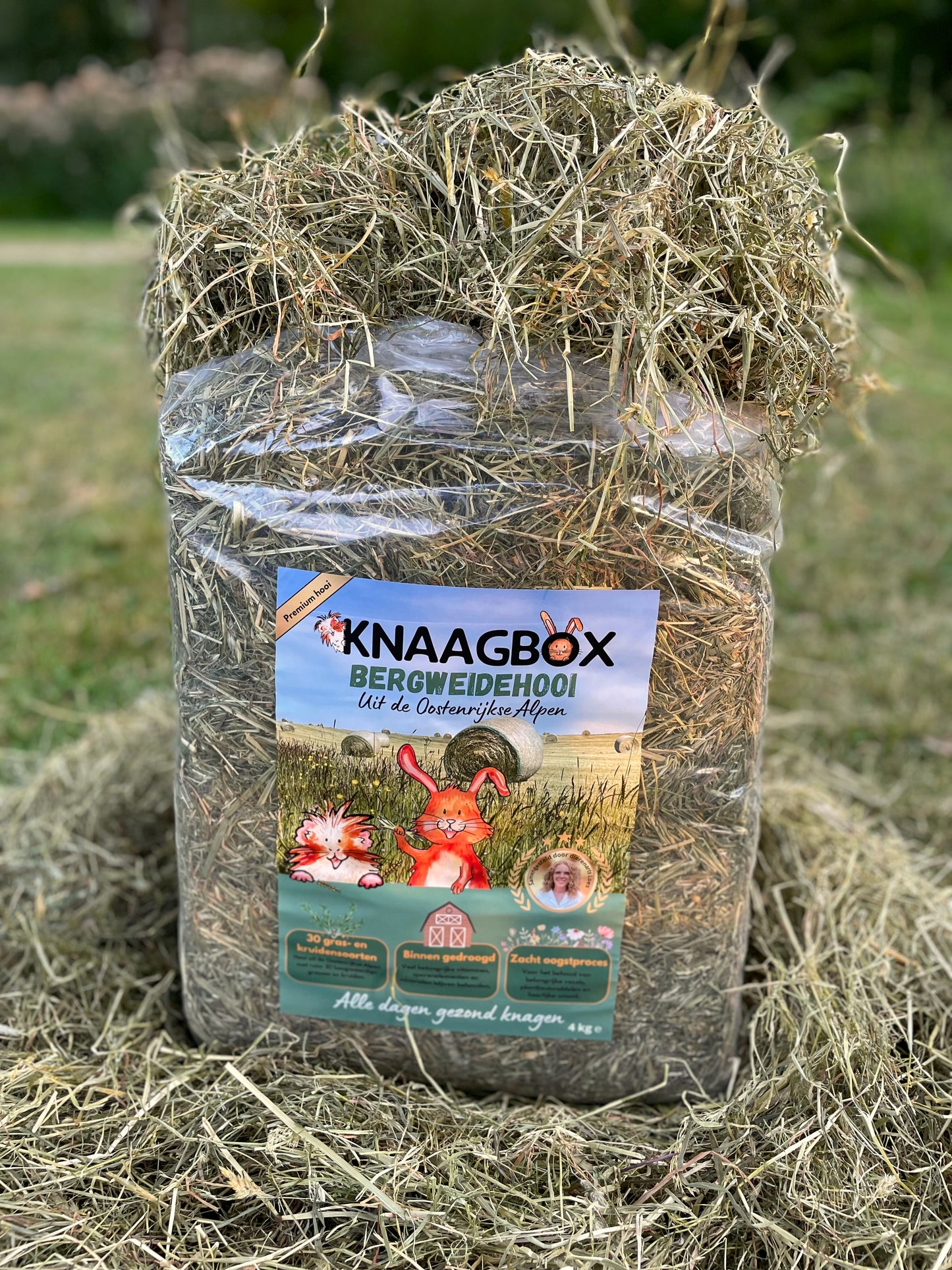 Bergweidehooi 4kg (tijdelijk met 1 kg hooi gratis!)