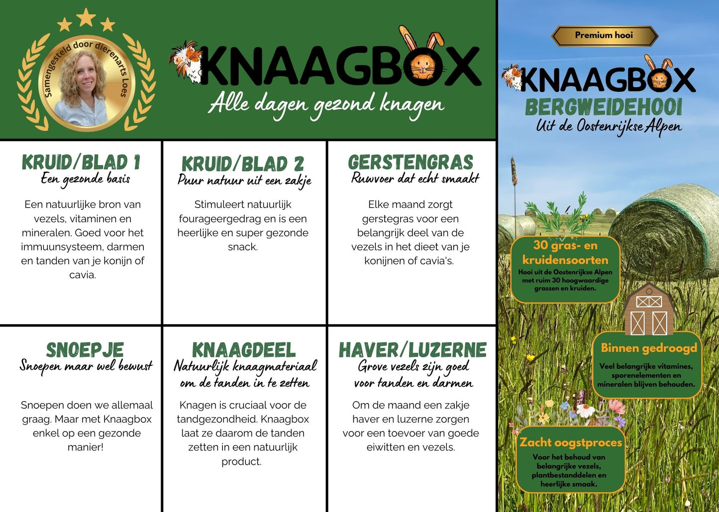 Proefpakket Knaagbox (gratis verzending)